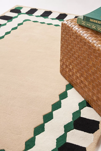 พรม ryleigh tufted มือนุ่มและทนทานพื้นที่พรมที่มีรูปแบบที่ทันสมัยสำหรับห้องนั่งเล่นหรือห้องนอนตกแต่งบ้าน - Product Image 2