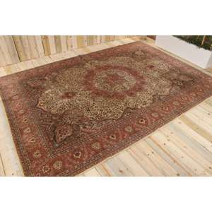 Tapis vintage surdimensionné 8,6x12,4 pi (261x378 cm), tapis turc rouge patchwork - Product Image 1