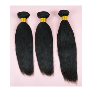 Extensiones de cabello indio, cabello liso de hueso humano, sin procesar, cutícula, alineación, 12a - Product Image 1