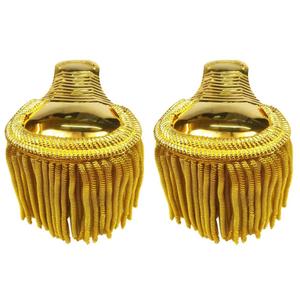 แผ่นรองไหล่แถบการเดินขบวนมีขอบผ้าไหมสีฟ้า - Product Image 2