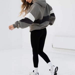 Survêtement sur mesure pour femmes, ensemble deux pièces respirant avec impression de logo et marque de distributeur, fournisseur OEM - Product Image 2