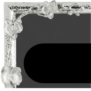 Luxury High Quality Square Metal Decorative Table Top Photo <b>Frame</b> Custom Creative Aluminium Flower Style Glass Factory Wholesale - Product Image 2