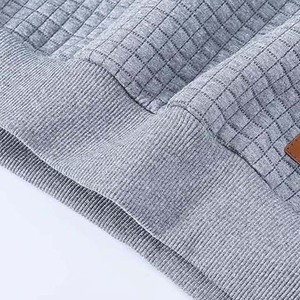 Sudaderas Ligeras de Forro Polar para Hombre, Cómodas, Personalizadas, Tallas Grandes, Invierno, Bordadas, Lisas, Teñidas, 100% Algodón, Servicios OEM, Estilo Waffle - Product Image 6