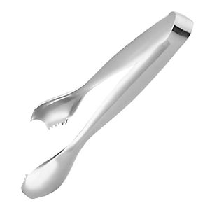 Pince à glace en acier inoxydable à la mode pour les arrangements de cocktails modernes et le service de boissons de fête avec un matériau durable et sûr pour les aliments - Product Image 4