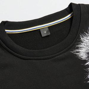 Sweatshirts surdimensionnés pour hommes Sweat à capuche imprimé à manches longues Sweat en coton Hip Hop Tees Sports Top Vêtements pour hommes - Product Image 3