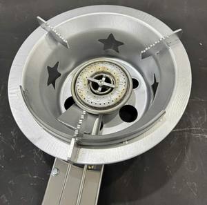 Base de quemador industrial de acero inoxidable ecológica para uso en RV, compatible con GLP, para mesa/soporte independiente/empotrable, de bajo consumo energético - Product Image 1