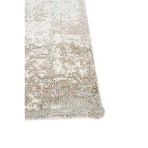Alfombra de Seda Anudada a Mano Tradicional China Gulmarg RSL-1010, Color Marfil, 9x12, Patrón de Medallón, para Decoración de Sala de Estar, Pasillo y Hogar - Product Image 4