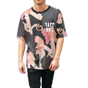 Camisetas Deportivas de Manga Corta para Hombre, de Alta Calidad, de Poliéster/Algodón, Transpirables, de Secado Rápido, con Estampado por Sublimación - Product Image 1