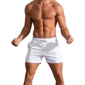 Personnalisé Concevez Votre Propre Logo Hommes Solide Casual Gym Shorts Confortable Séchage Rapide Spandex/Polyester Fitness Wear - Product Image 5