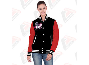 Venta caliente de las mujeres Casual Street Wear Varsity Jacket Nueva moda de impresión personalizada chaqueta transpirable para las mujeres - Product Image 5