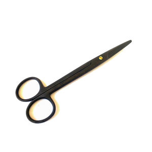 Ciseaux chirurgicaux allemands en acier inoxydable Ciseaux Metzenbaum à lame droite et tranchante de couleur noire pour usage hospitalier - Product Image 2