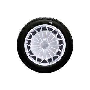 Enjoliveurs de roue Sks Fiat 15 pouces incassables, ajustement universel, 1 jeu de 4 pièces, fabriqués en Turquie, n°338 - Product Image 1