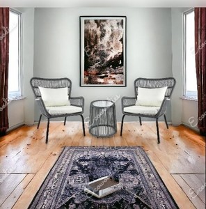 Artesanal Top Seller Balcón al aire libre Muebles Mesa de comedor y sillas Mimbre Rattan Patio Set Bistro Garden Set para cafetería - Product Image 2