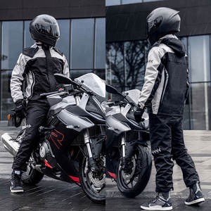 ชุดมอเตอร์ไซด์กันน้ำผลิตตามสั่งสำหรับผู้ชายชุดกีฬากันลมไซส์ใหญ่พิเศษ - Product Image 5