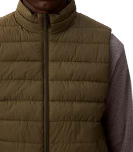 Chaqueta acolchada de talla grande para hombre con aislamiento térmico Cierre de cremallera Embalaje de tambor: te mantiene caliente durante el clima frío - Product Image 2