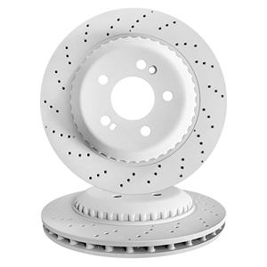 จานเบรกหลังแบบมีช่องระบายอากาศ A2224231000 สำหรับ <span class=keywords><strong>Mercedes</strong></span>-Benz W222 S-Class S450,S500,S550,S560,<span class=keywords><strong>S560e</strong></span>,S600 อะไหล่เปลี่ยนจานเบรก - Product Image 2