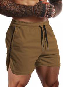 Short de fitness pour hommes, respirant, à taille élastique, à séchage rapide, pour le yoga, la course à pied et la salle de sport, couleur personnalisée, service OEM disponible - Product Image 2
