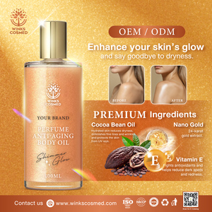 Aceite Corporal Iluminador Antienvejecimiento con Brillo, Etiqueta Privada con Logotipo Personalizado, Hidratante Nutritivo de Larga Duración - Product Image 2