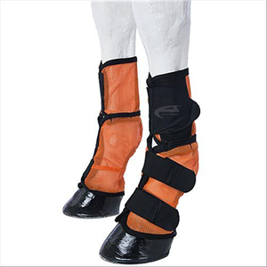 CST — bottes volantes noires en maille pour cheval, équipement d'équitation super respirant, durable et durable, pour toutes les saisons - Product Image 5