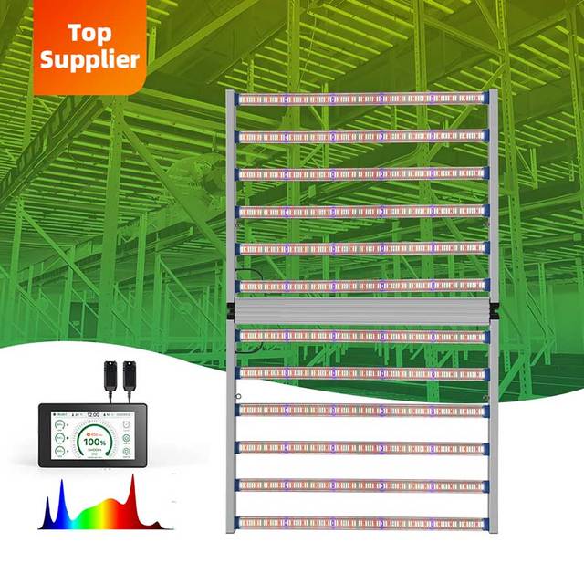 Customizable 4x8 850W 1300W Dimmable Full Spectrum LED Grow Light for Commercial Greenhouses
