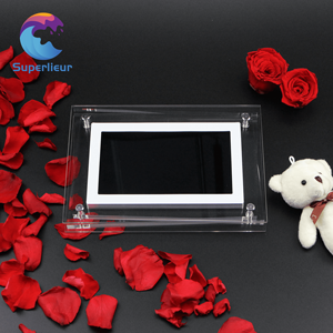 Super lieur 5 Zoll Batterie Acryl Digitaler Foto rahmen Bester Freund Video wiedergabe LCD-Bildschirm <span class=keywords><strong>Motion</strong></span> Video Geschenke - Product Image 5