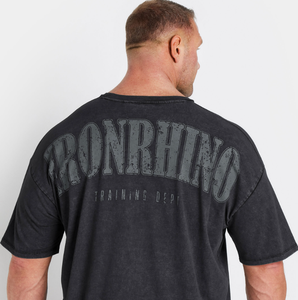 เสื้อยืดโอเวอร์ไซส์ผู้ชาย ผ้าฝ้าย 100% 180GSM พิมพ์ลาย คุณภาพสูง ทรงหลวม  รับผลิตเสื้อยืดเปล่าขายส่ง พร้อมสกรีนโลโก้ตามสั่ง - Product Image 2