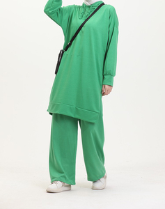 ชุดฮู้ดดี้สตรีแบบสปอร์ตสไตล์มุสลิม แขนยาว ทรงหลวม ใส่สบาย เหมาะสำหรับใส่ลำลองหรือออกกำลังกาย - Product Image 2