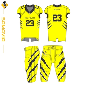 Ensemble d'uniformes de football américain à manches courtes, respirant et léger pour l'entraînement et les matchs par temps chaud - Product Image 5