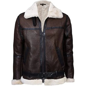 Veste en cuir synthétique pour homme, disponible en couleurs et designs uniques, col rabattu, fermeture éclair sur le devant, style veste en cuir lourde - Product Image 2