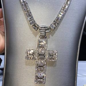 ราคาที่ดีที่สุดสำหรับคุณภาพสูงที่กำหนดเองจี้ชื่อฮิปฮอปเย็นผู้หญิง VVS เพชรโมอิสซาไนต์925เงินและชุบทอง - Product Image 2