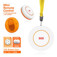 Dispositivo de Llamada de Emergencia con Alarma WiFi Tuya Smart APP, Sistema de Alarma SOS para Cuidadores con Puerto Tipo-C PST-CF206, Superventas