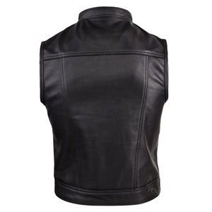 Manufacturers & Suppliers <b>Men</b> <b>Leather</b> Vest Motorcycle Wearing <b>Leather</b> Vest Fashion <b>Leather</b> Vest Made in Pakistan - Product Image 4