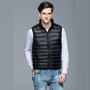 Chaleco Acolchado de Lona de Peso Medio para Hombre, Más Vendido, Informal, para Otoño e Invierno, con Cremallera, Ligero y Transpirable - Product Image 4