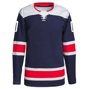 <b>Men's</b> Custom Logo Ice Hockey Uniforms 100% Polyester Breathable Fabric Digital Print Wholesale OEM Service Exclusive Design - Product Image 2