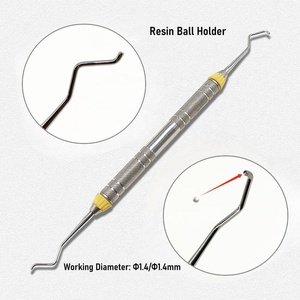 เครื่องมือสแตนเลสสำหรับงานทันตกรรม ใช้สำหรับขูดแต่งเรซินคอมโพสิต ช่วยปรับแต่งพื้นผิวและสร้างการเชื่อมต่อที่แนบชิด อุปกรณ์ผ่าตัดสำหรับการเชื่อมต่อที่แนบชิด - Product Image 3