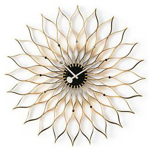 Indian Style Decorative Sun Design Iron <b>Metal</b> Designer <b>Clock</b> Vintage Decorative Craft Living Home Decor Wall <b>Clock</b> - Product Image 1