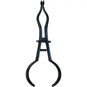 Pinza Perforadora de Goma Dental, Recubierta de Negro, Reutilizable, Manual, de Acero Inoxidable, Instrumentos de Cirugía de Implantes - Product Image 5