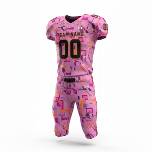 Conjunto de Uniforme de Fútbol Americano Sublimado Personalizado, Camiseta y Pantalones - Product Image 2