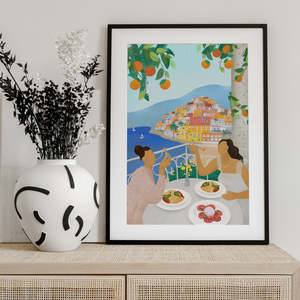 Filles à Positano sur toile pour décoration intérieure - Product Image 5