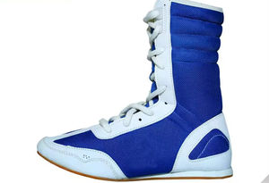 Chaussures de boxe en maille de cuir de style long personnalisées de haute qualité nouveau Design pour la lutte et le coup de pied de boxe Logo personnalisé - Product Image 6