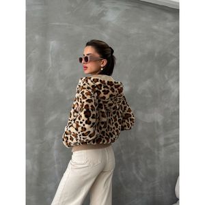 Chaquetas de Felpa con Estampado de Leopardo al por Mayor - DARK STONE LEOPARD - Product Image 5