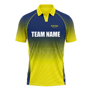 Nouveau style de vêtements de sport, maillot de cricket à manches courtes, respirant, écologique, séchage rapide, confortable, votre propre logo, meilleur prix en promotion - Product Image 2