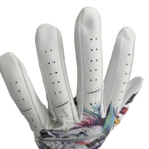 Guantes de golf de diseño OEM PU y piel de oveja antideslizante Logotipo de color personalizado transpirable para deportes - Product Image 6