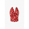 Hochwertige Amapola Rojo Europäische Kleidung Elegantes Neckholder-Design