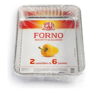 Disposable tray set R2 6 portions 2 pcs 700011 - Product Image 1