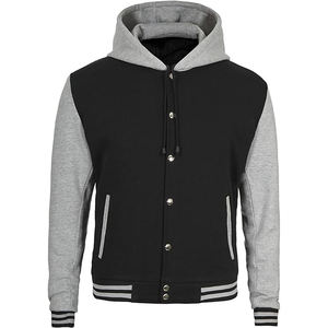 Chaqueta de tapiz de invierno de alta calidad para hombre, chaquetas universitarias de baloncesto personalizadas, ropa de calle, rompevientos, abrigo con cremallera para hombre - Product Image 1