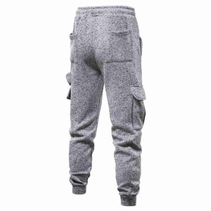 2024 venta al por mayor chándal de poliéster y algodón liso entrenamiento deportivo para hombres ropa Lisa Unisex ropa deportiva para correr - Product Image 5