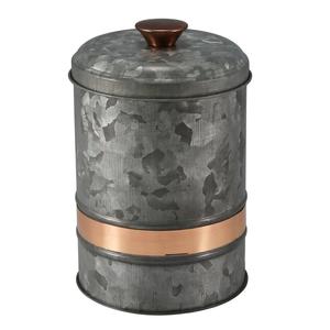 Supplier of Galvanized Canister <b>With</b> Wooden <b>Lid</b> Excellent Quality Handmade Container Superior Quality Fancy Metal <b>Storage</b> <b>Box</b> - Product Image 5
