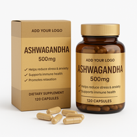 Capsules d'extrait d'Ashwagandha 500mg – Complément Herbal Standardisé à 1-10% – Fabricant OEM ODM en Gros