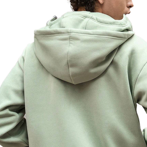 Sudadera con capucha de algodón 100% grueso para hombre, transpirable, impermeable, extragrande, informal, de invierno, con cremallera completa, para esquí, con logotipo personalizado, al por mayor - Product Image 6